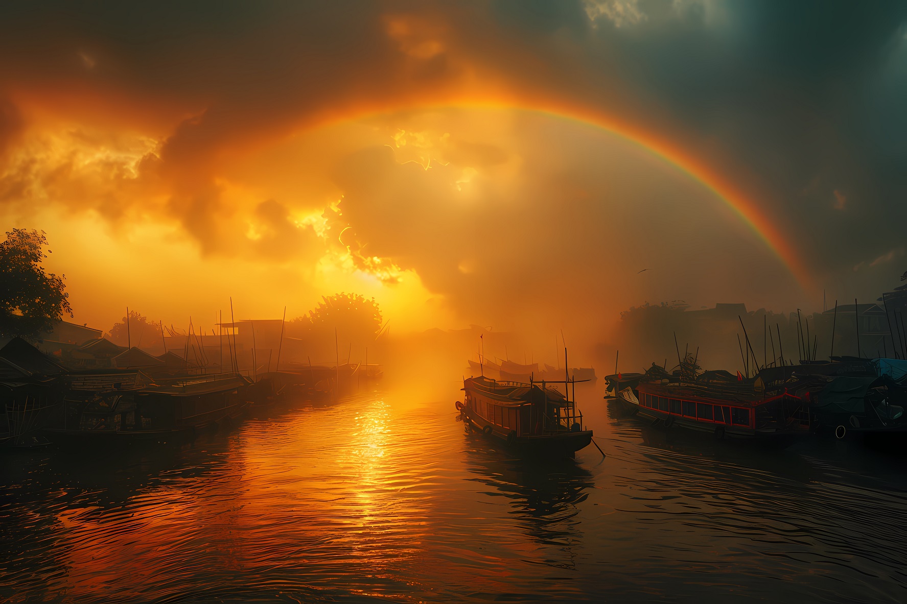 Climate Change in the amazon rainforest. https://www.freepik.com/free-ai-image/dreamy-rainbow-countryside_228063351.htm#fromView=search&page=4&position=11&uuid=4bcc98d8-4e78-43d5-b622-455cdd8f4e8f&query=amazon+disaster