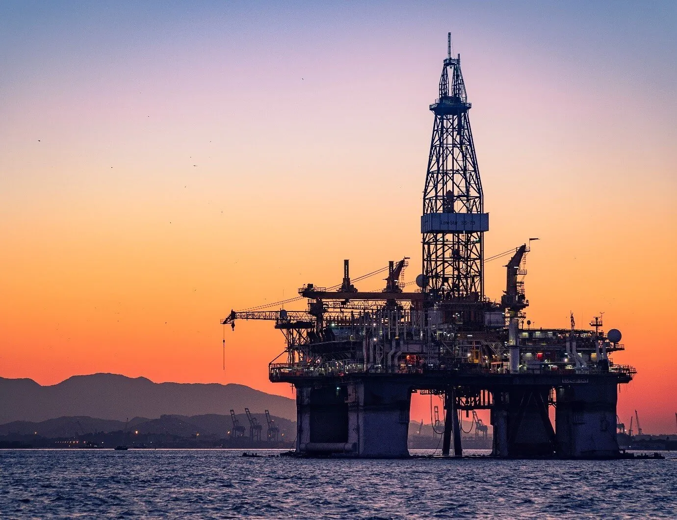 Oil platform in Guanabara Bay. Photo by Alexandre via Adobe.